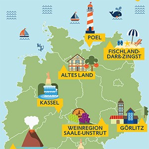 Deutschland neu entdeckt Karte